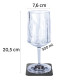 Magnetic plastic wine glasses 0.3 l with pads - set of 2