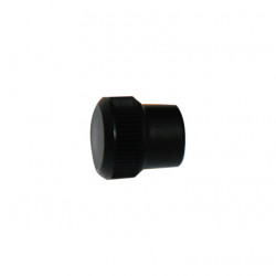 Knurled knob M5 black for ventilation grille 31