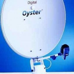Oyster-85 digital CI satellite system Ø 85 cm with receiver