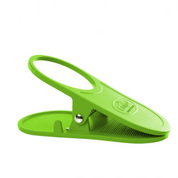 Table, glass and drink holder with clip - Black