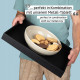 Porcelain Magnetic Food Bowl - Ivory