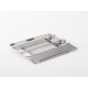 Foldable stainless steel sandwich maker