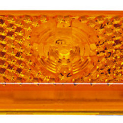 LED side marker light, 12V 0.6W, yellow, 250 mm cable, IP67