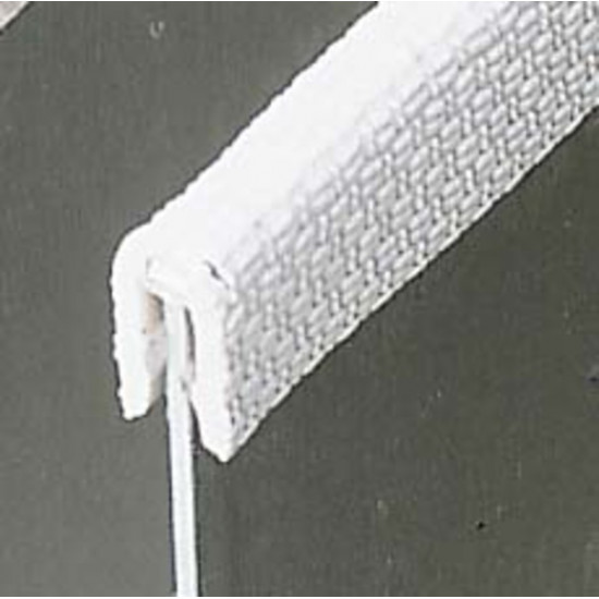 Edge protection profile - small clamping range - light grey - 5 m