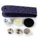 Sew-free snap fasteners for attaching fabrics to wood or sheet metal - 10 pieces