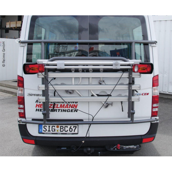 Lighting strip for rear axle spring