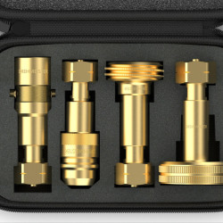 DREHMEISTER adapter set for gas cylinders