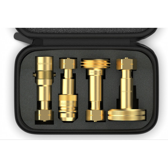 DREHMEISTER adapter set for gas cylinders