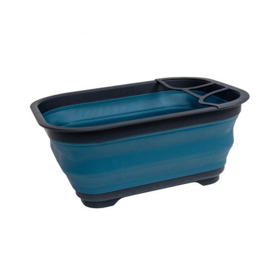 Foldable dish drying rack - Grey / Petrol