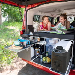 Camping box M for VW Caddy from 2003 onwards and other mini campers and minivans