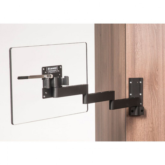 Caratec Flex CFW400AS TV wall mount, 4 pivot points, black