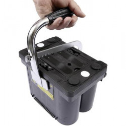 Battery carrying handle
