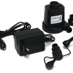Electric air pump with 12/230V transformer