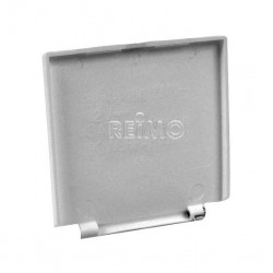 Lid for multifunctional outdoor socket, silver-grey