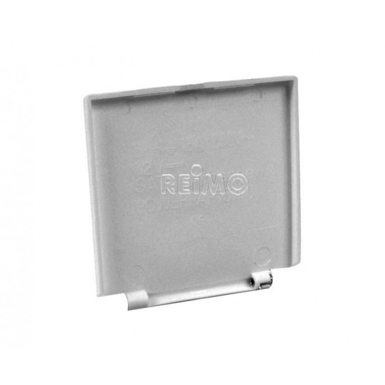 Lid for multifunctional outdoor socket, silver-grey