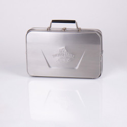 Stainless steel charcoal suitcase grill