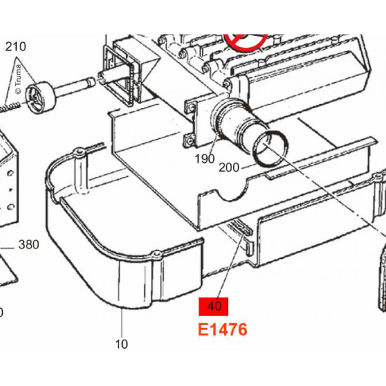 Sealing profile 560mm