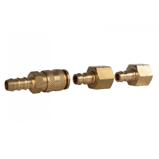 30 mbar quick-release coupling - 1 x male, 2 x female connections