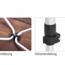 Levy Family Camping Table for 4 to 6 People