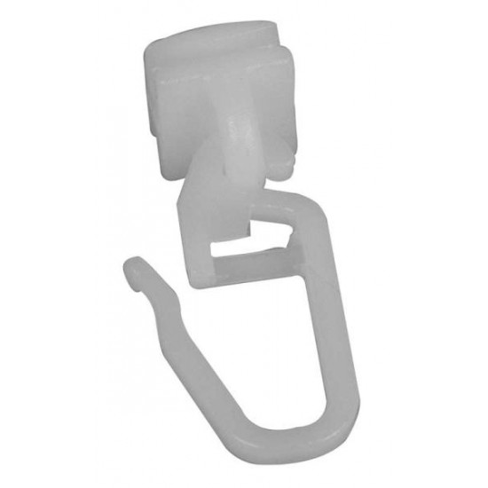 Swivel gliders for curtain track - White - Pack of 100