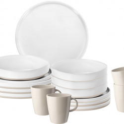 Melamine dinnerware set Odette - 16-piece - For 4 people