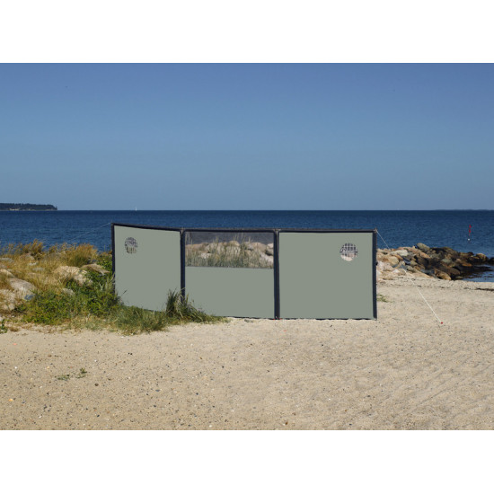 Variable wind protection system, extendable to desired length