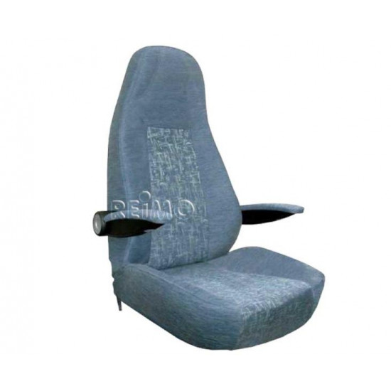 Pilot seat 747 right (passenger side) blue incl. sliding rails