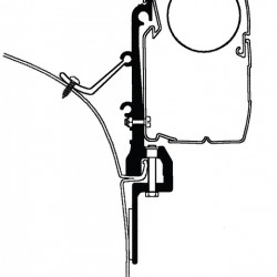 Adapter for Omnistor awning - Sprinter van