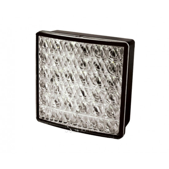 LED flashing light 12V, 5W IP67 500 mm cable clear