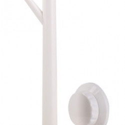 Toilet brush with suction cup, white