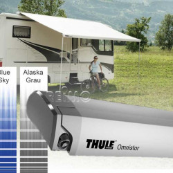 Thule Omnistor 5102 - Length 2.6 m - Fabric Mystic Grey - Housing Light Grey