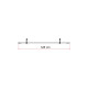 Bicycle rail Rail Plus - Silver