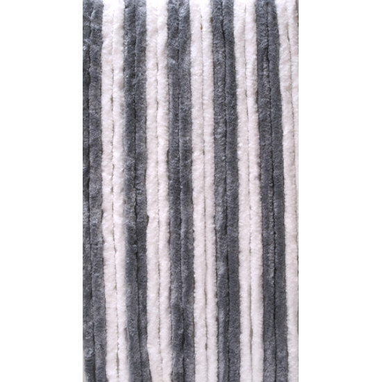 Fleece curtain 120x185cm, grey/white for panel vans