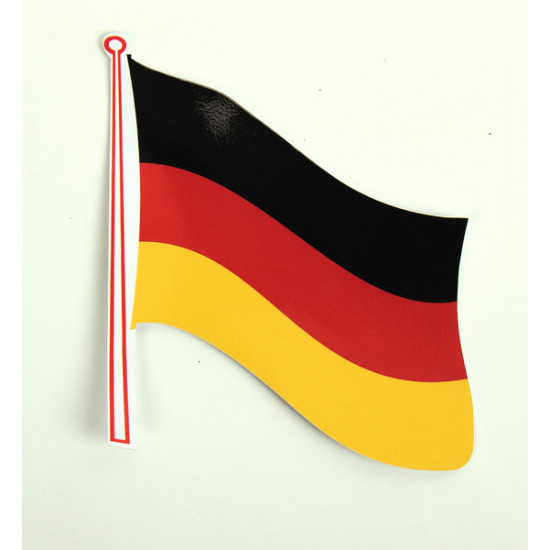 Flag stickers Germany, 2-pack, 145 x 125 mm