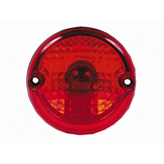 Rear and brake light in clear glass look