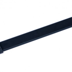 Table glide rail for wall mounting - Black