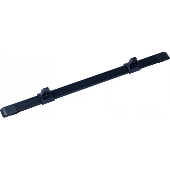 Table glide rail for wall mounting - Black