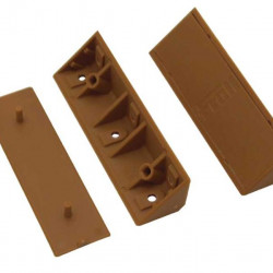 Universal corner connector with cover caps