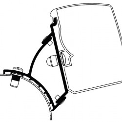 Thule awning 3200, adapter Renault Trafic/Vivaro/Talento NV300 Fixed