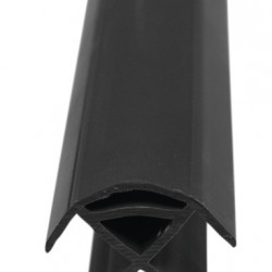 Luxury corner connector profile - Dark grey - 2.2 m