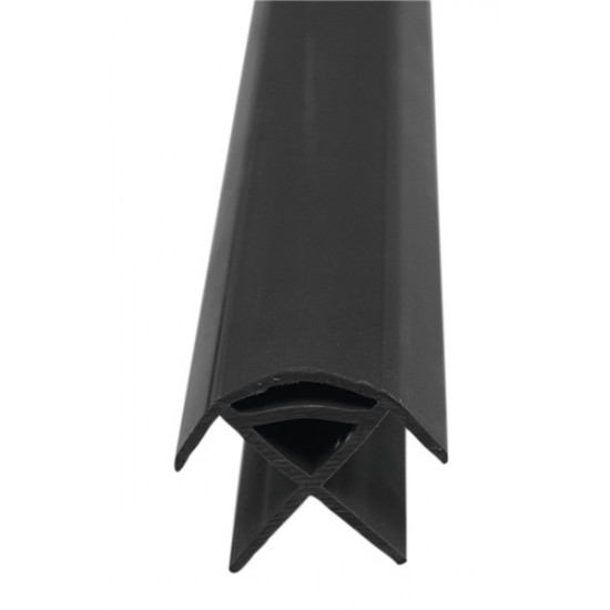 Luxury corner connector profile - Dark grey - 2.2 m