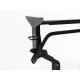 Lifting table frame with folding mechanism - height adjustable