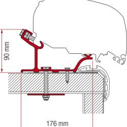 L 340cm FIAMMA Adapter for awning F65L and F80S for Carthago Malibu