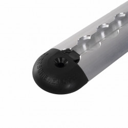 Lashing rail end piece - Round - Black