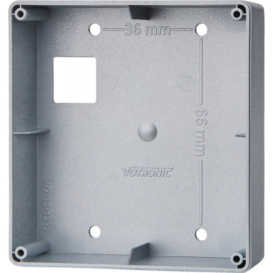 Silver surface-mount housing for LCD device series S