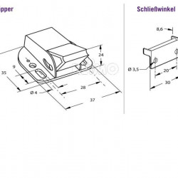 Plastic catches - latches
