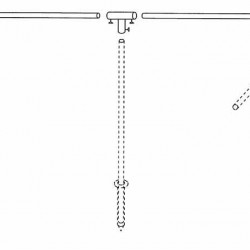 Windshield rod end bracket, steel