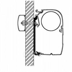 Universal Omnistor flat adapter set for awnings of the 5 series