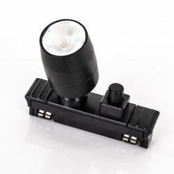 Additional spotlight with switch for track lighting system 832785 / 832786 - Black lacquered