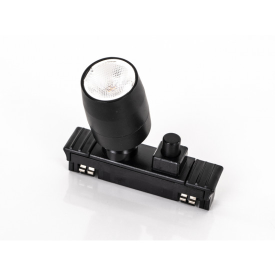 Additional spotlight with switch for track lighting system 832785 / 832786 - Black lacquered